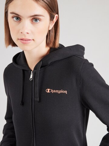 Champion Authentic Athletic Apparel - Sudadera con cremallera en negro