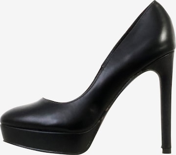 Super Mode Pumps in Schwarz: Vorderseite