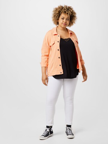 Vero Moda Curve Overgangsjakke i orange