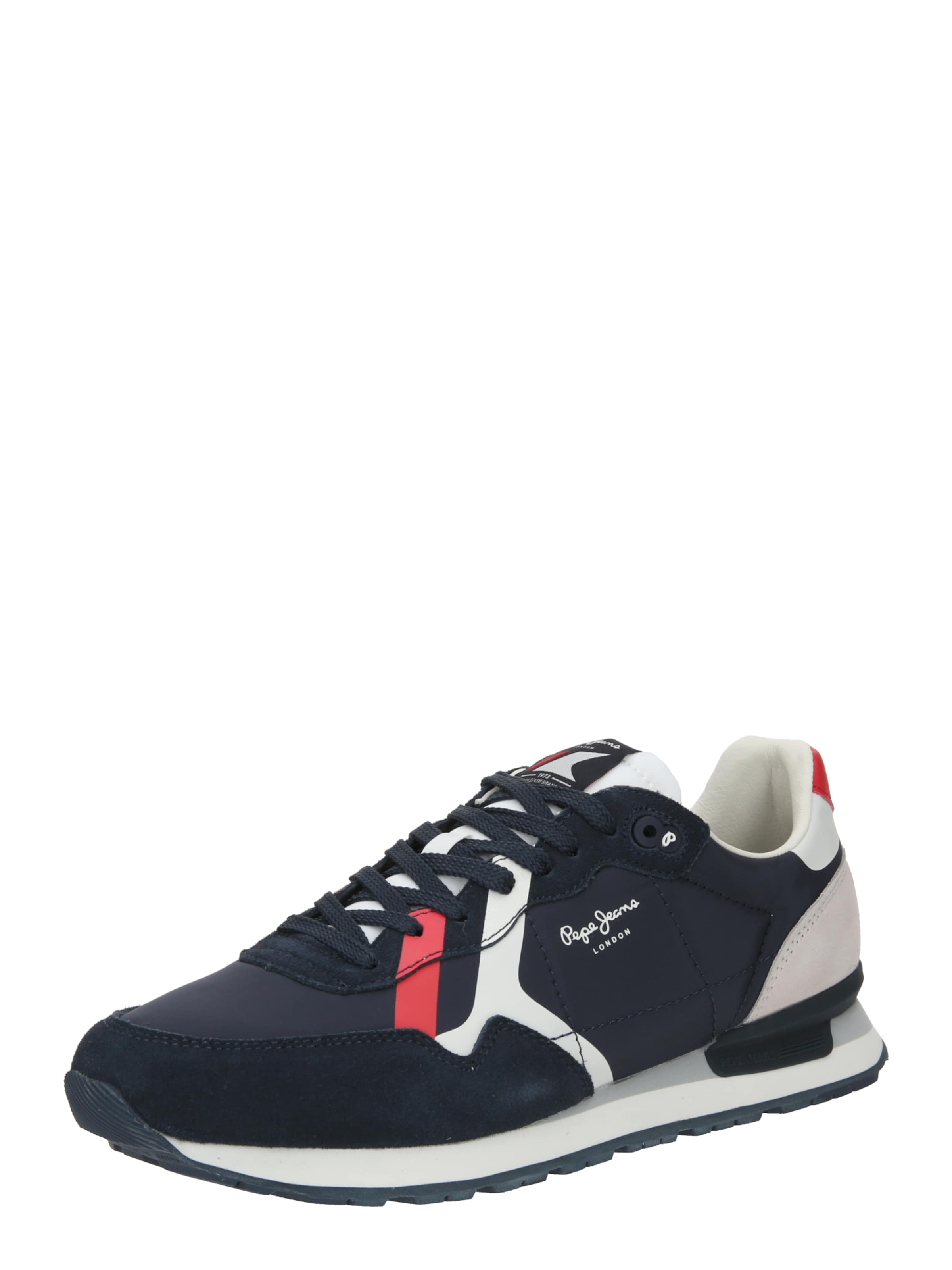Baskets basses 'Brit Road' Pepe Jeans en bleu : devant