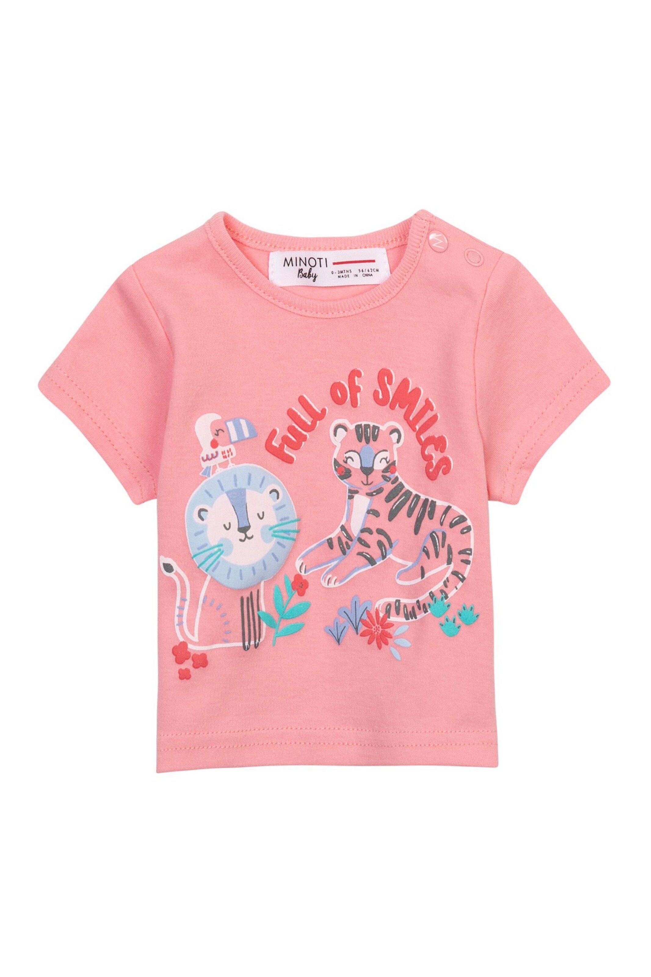 MINOTI Футболка в Ярко-розовый