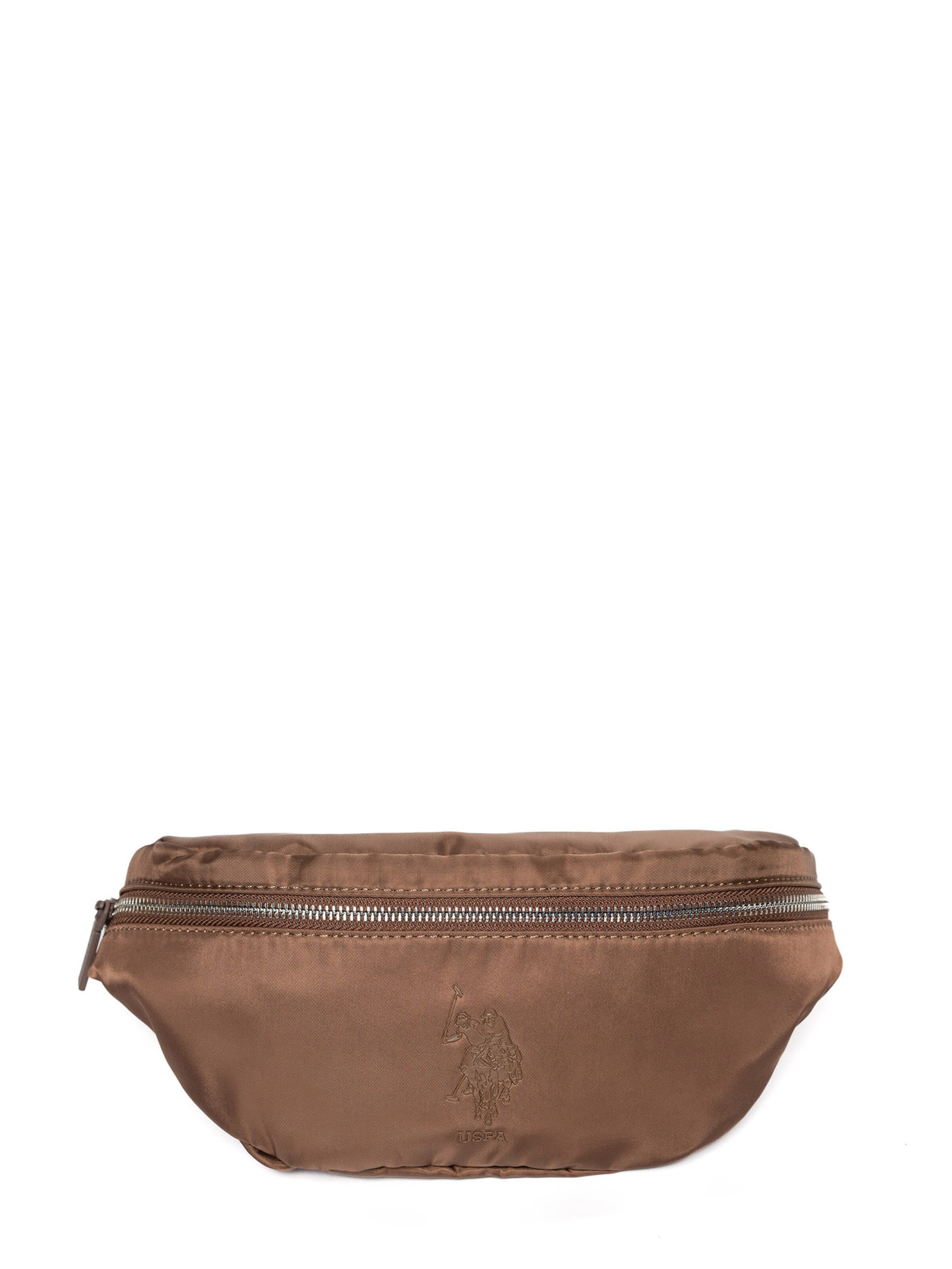 U.S. POLO ASSN. Clutch in Braun: Vorderseite