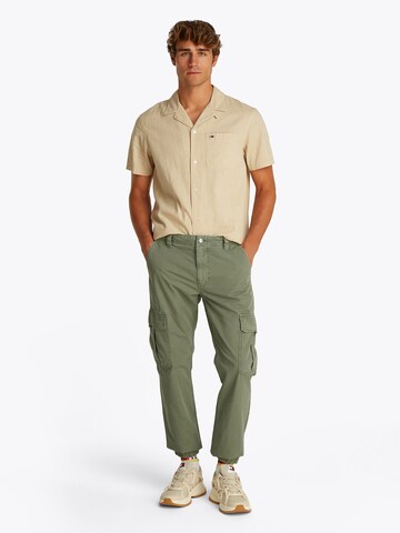 Tommy Jeans Tapered Hose 'RYAN' in Grün