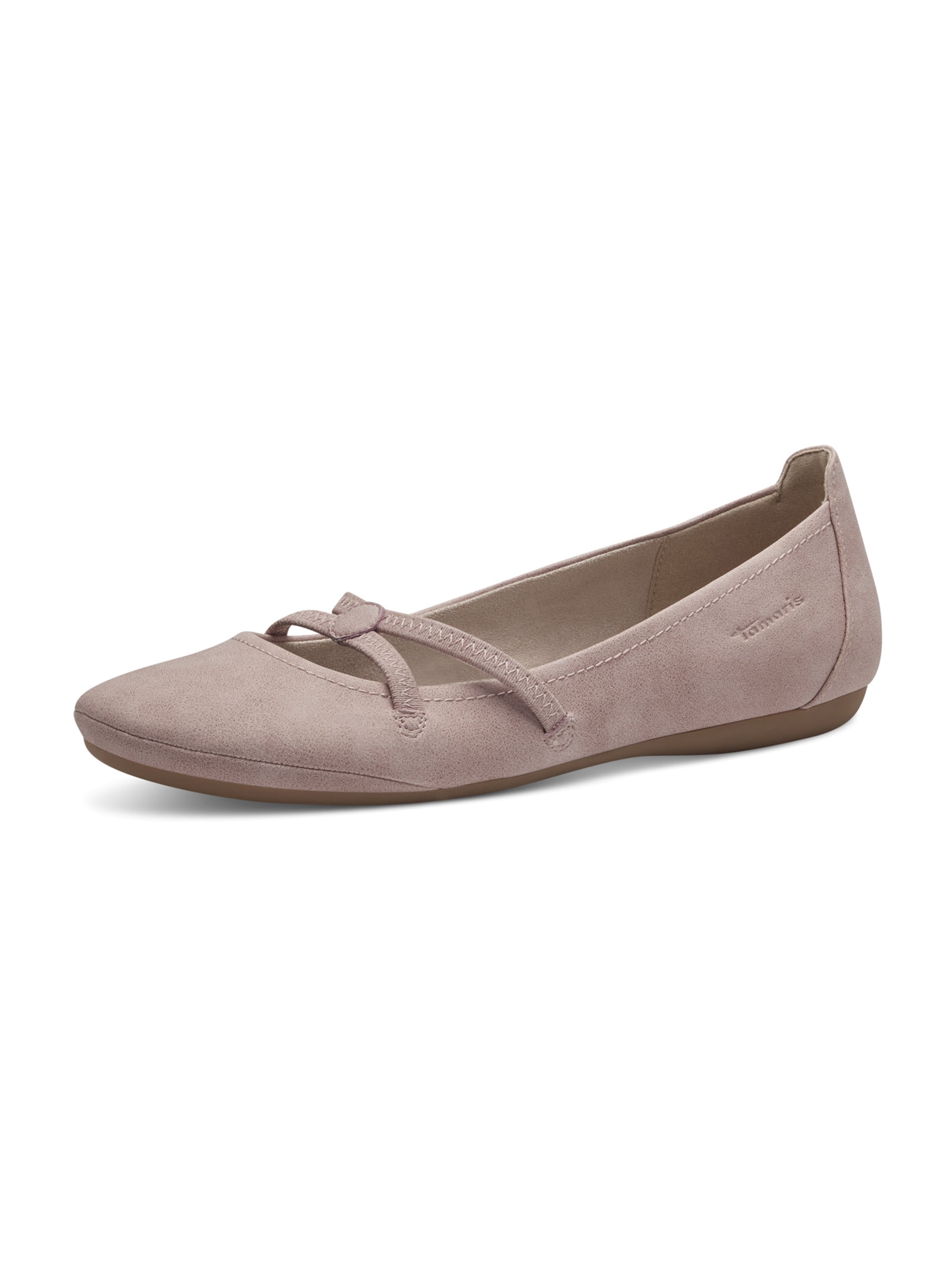 Tamaris Ballet Flats in Pink: front