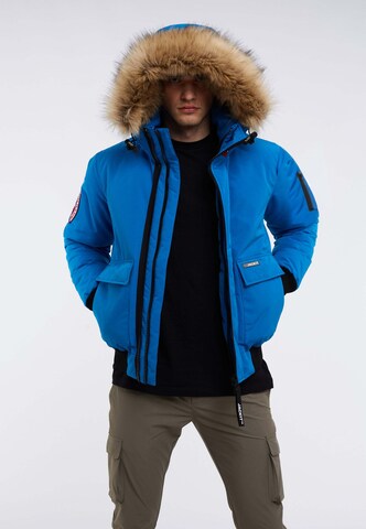 JACK1T Winterjacke  ' Neo Mountain' in Blau