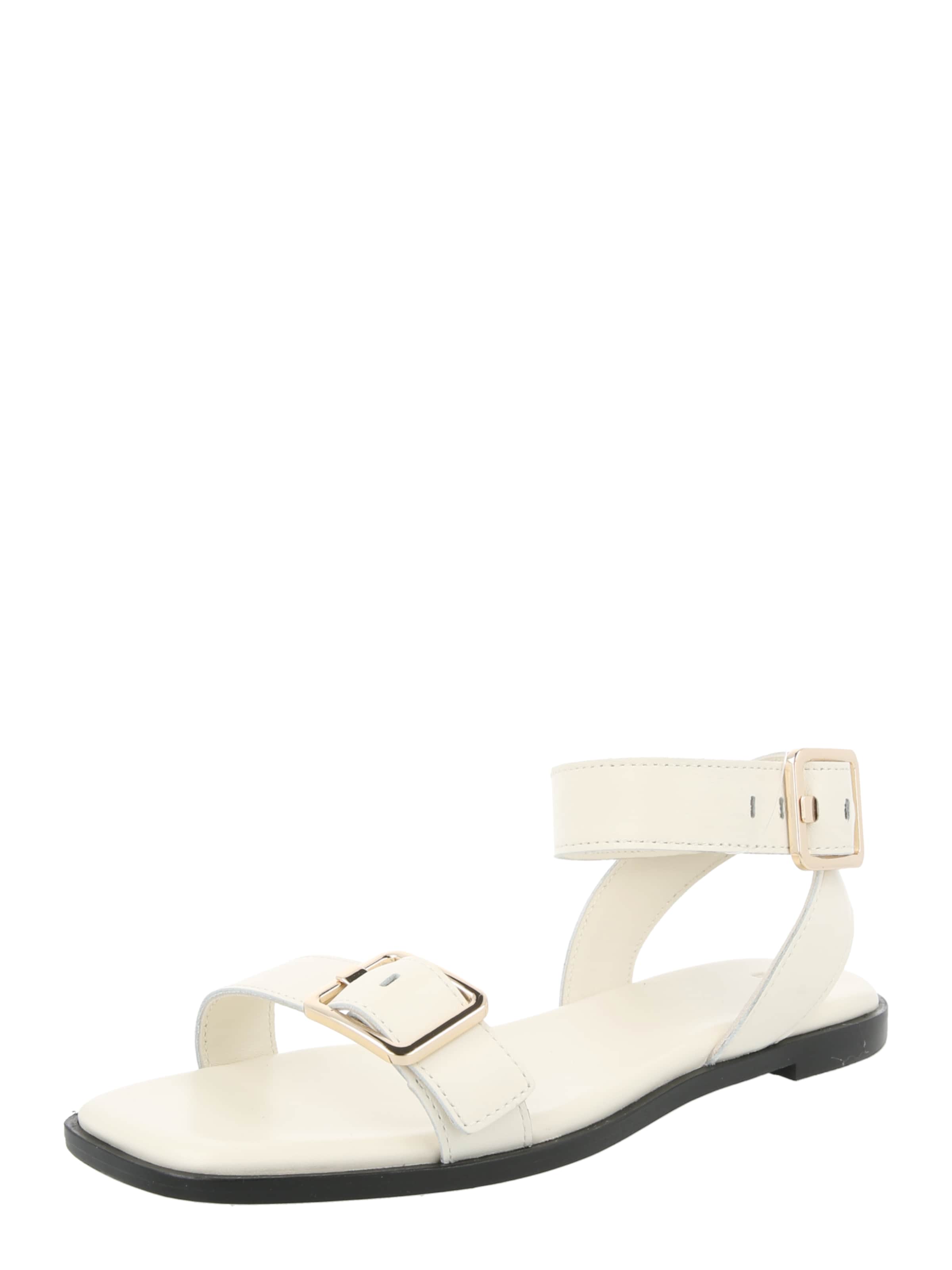 Sandalo con cinturino 'Charlize_San10_VC' di BOSS in bianco: frontale