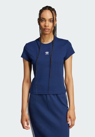 ADIDAS ORIGINALS Shirt 'Essentials' in Blue: front