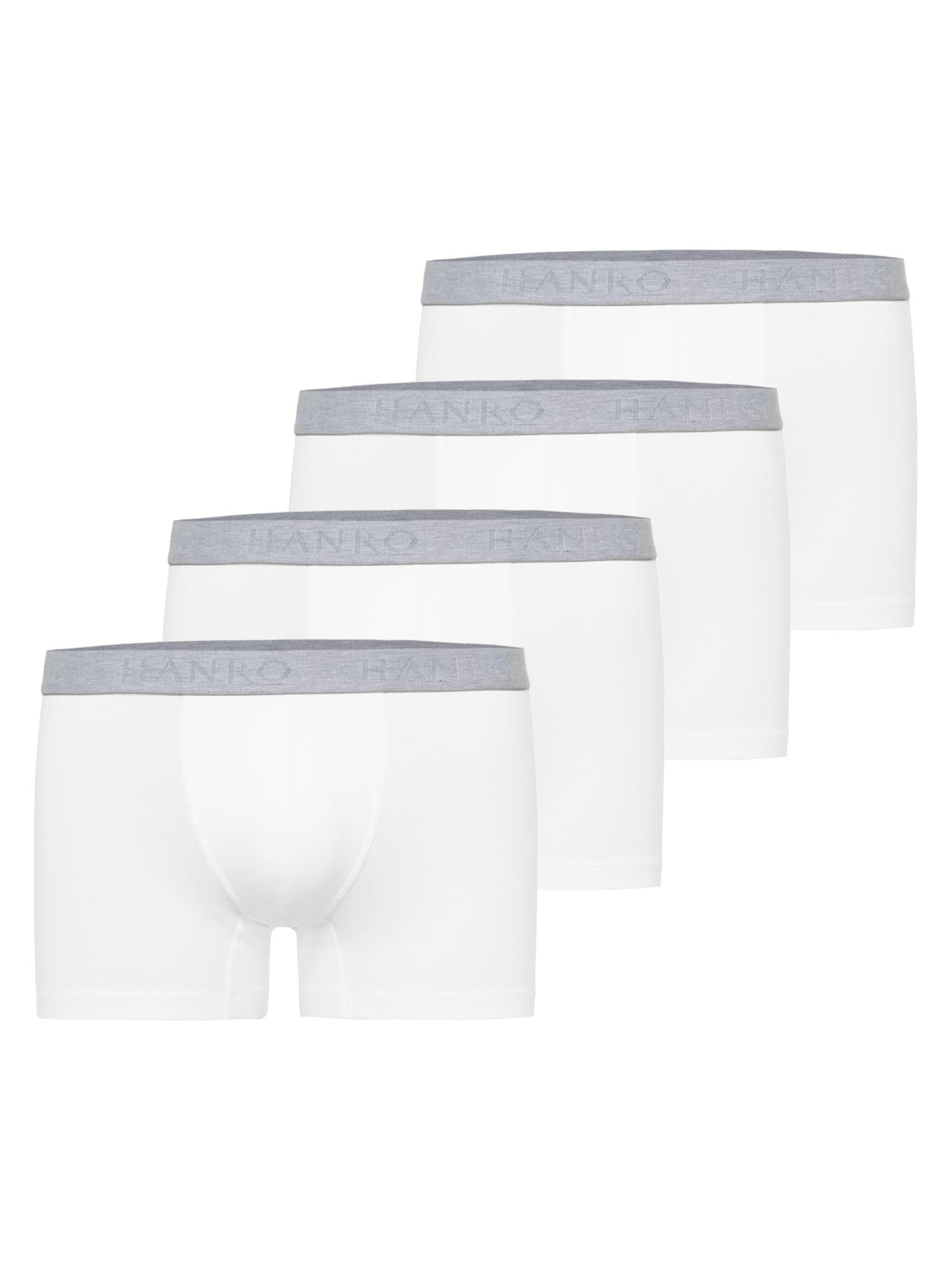Hanro Boxershorts 'Cotton Essentials'‌‌‌‌‌ in Weiß: Vorderseite