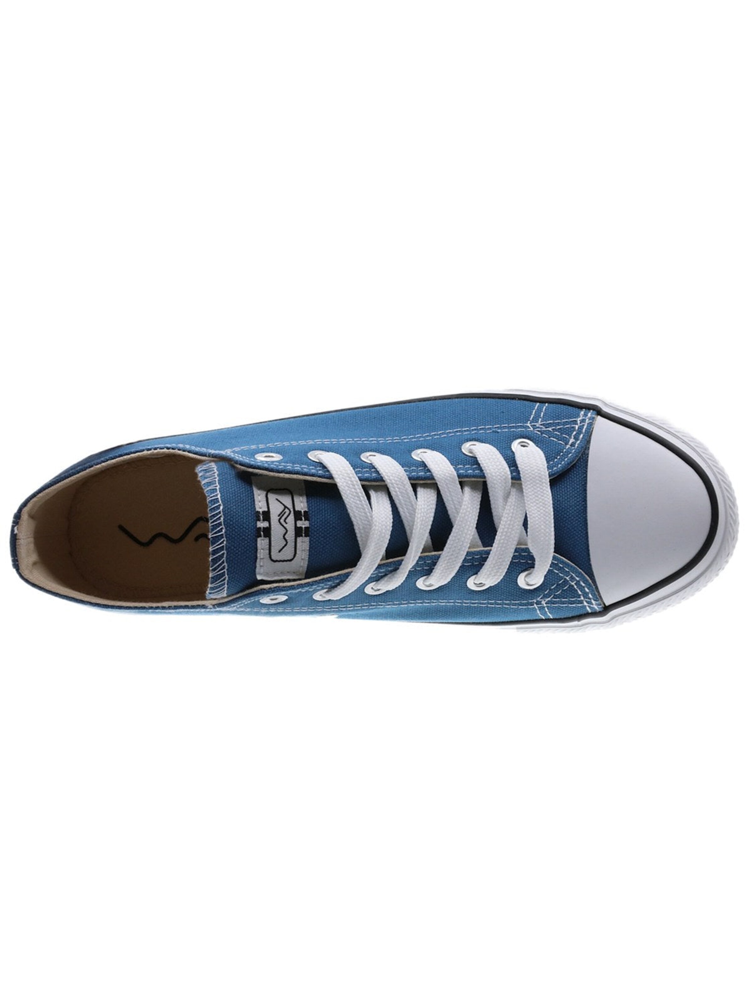 Beppi Schnürschuh 'Canvas Shoe'‌ in Blau
