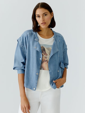 OUI Übergangsjacke in Blau: Vorderseite