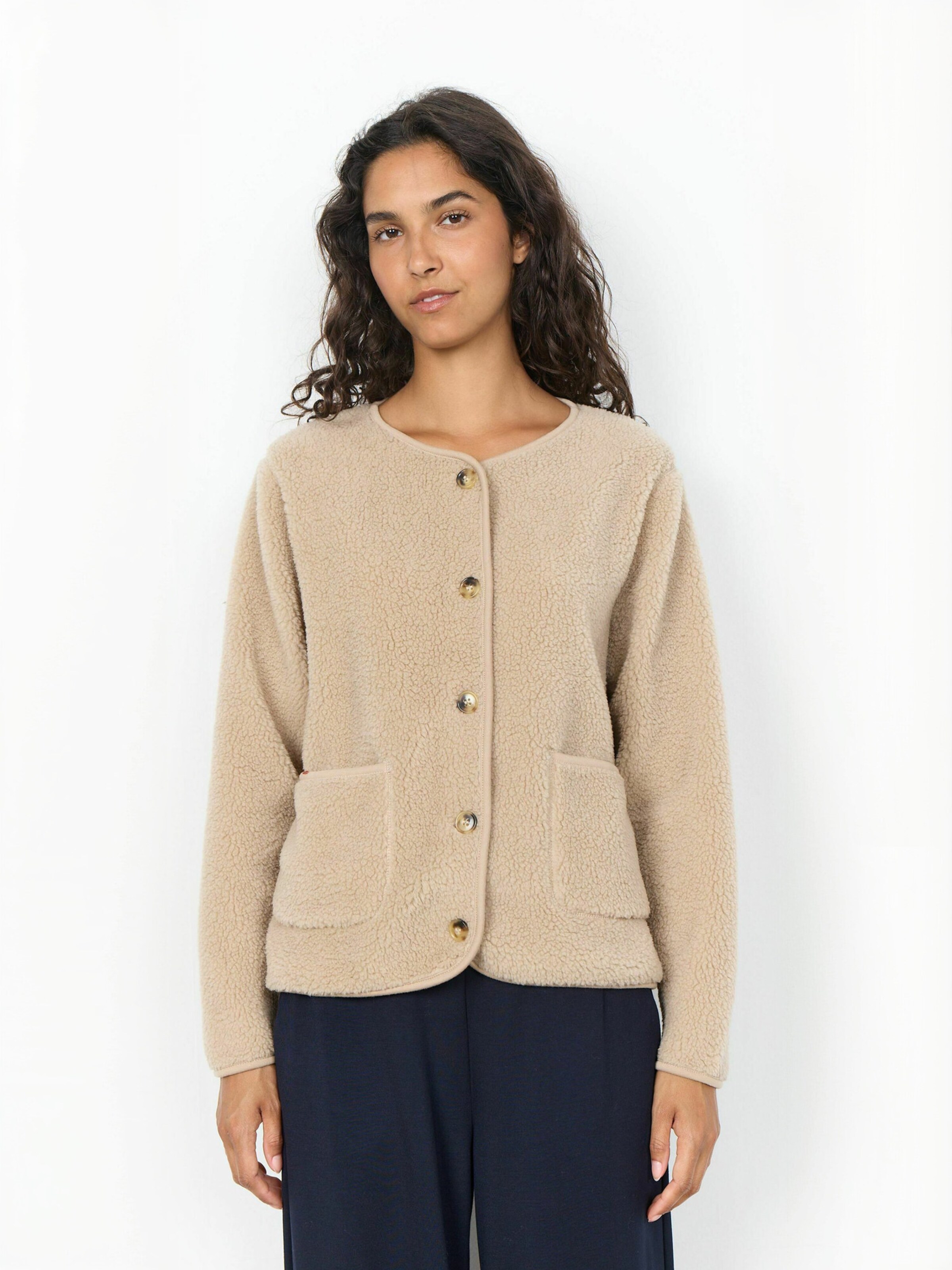 Veste mi-saison 'SC-ONYX' Soyaconcept en marron : devant