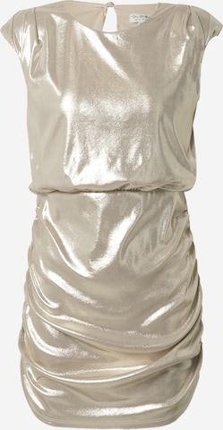 Miss Selfridge Cocktail Dress in Gold: front