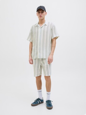 JACK & JONES Comfort fit Overhemd 'JOREaster Patras' in Wit