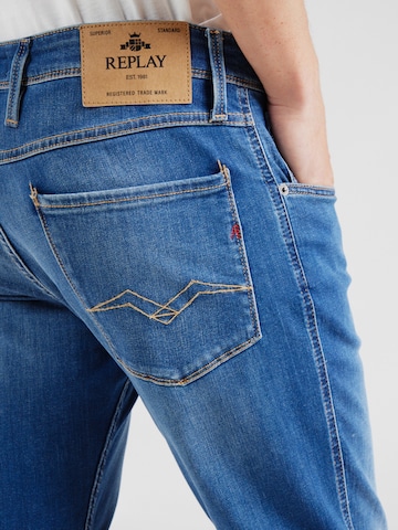 Slimfit Jeans 'ANBASS' de la REPLAY pe albastru