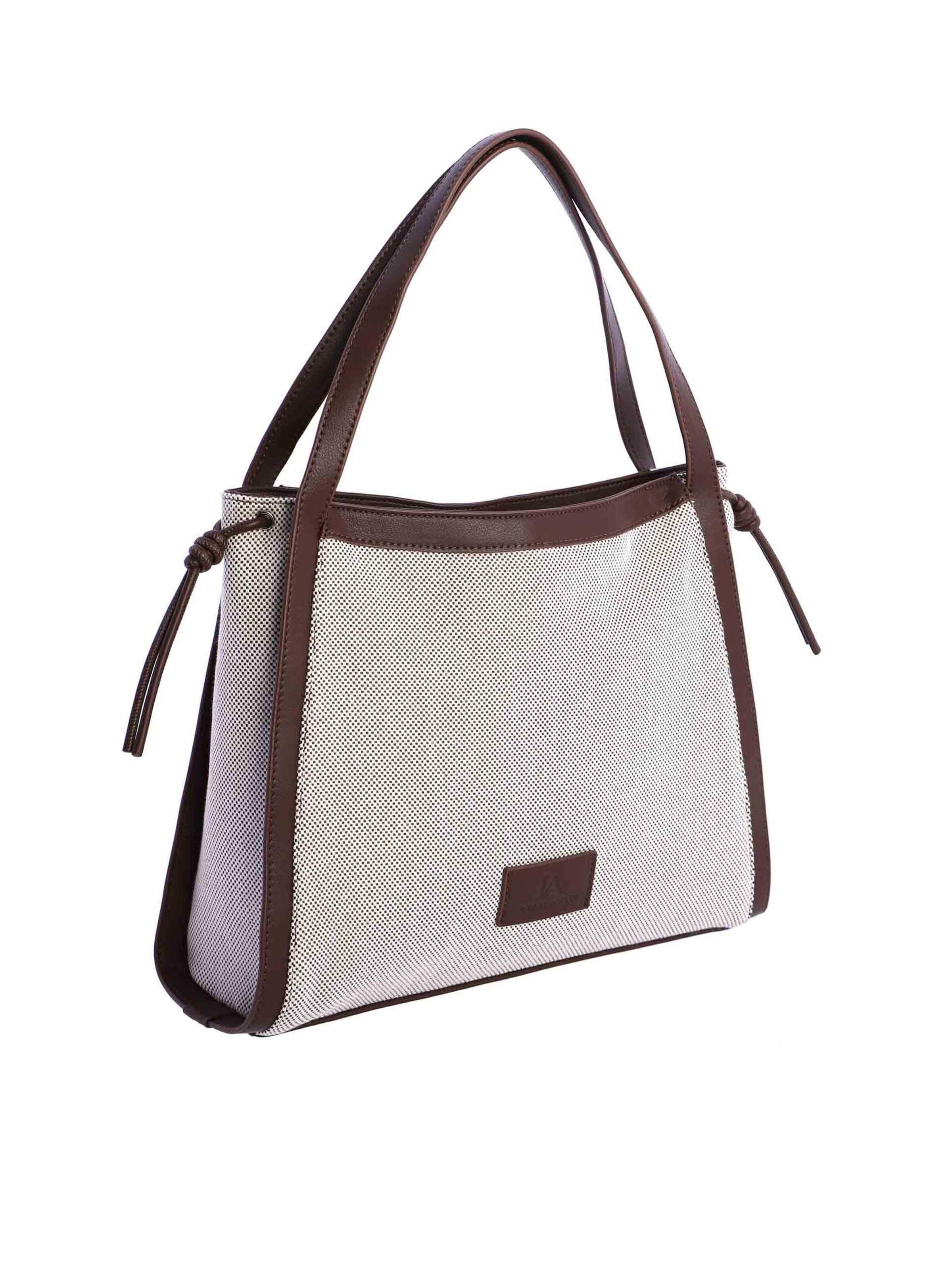 Don Algodon - Bolso de hombro 'Marina' en blanco