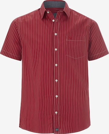 Jan Vanderstorm Button Up Shirt ' Perttu ' in Red: front