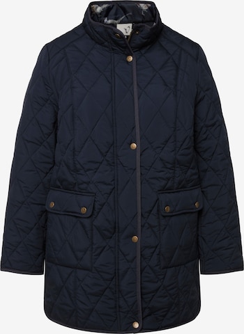 Ulla Popken Winter Jacket in Blue: front