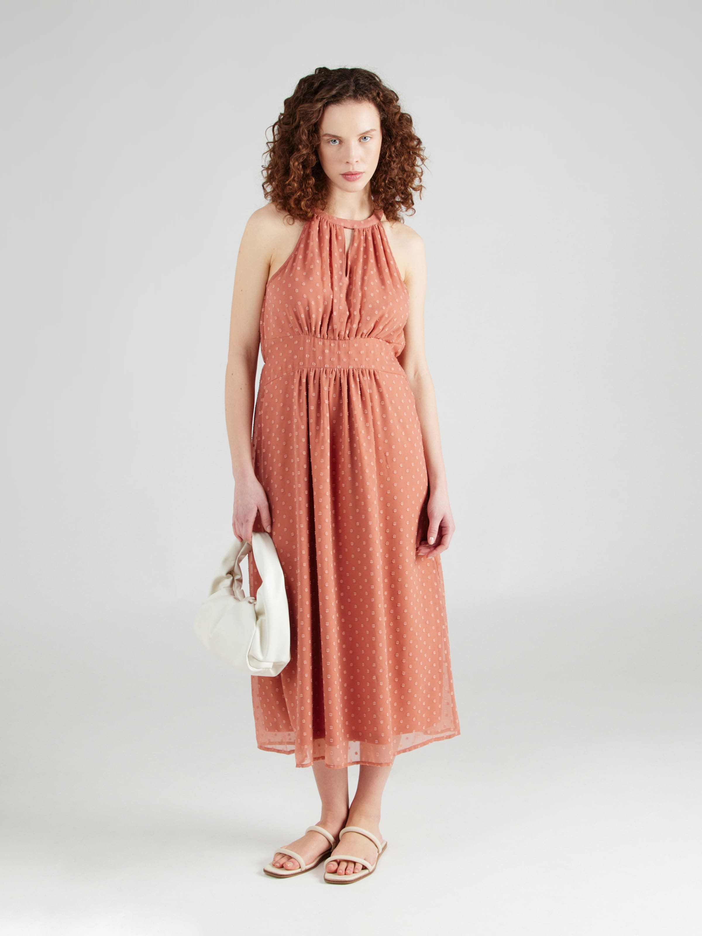 VILA Zomerjurk EDEE in Roestrood Pastelrood ABOUT YOU