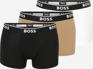 BOSS Boxer shorts 'Power' in Brown: front