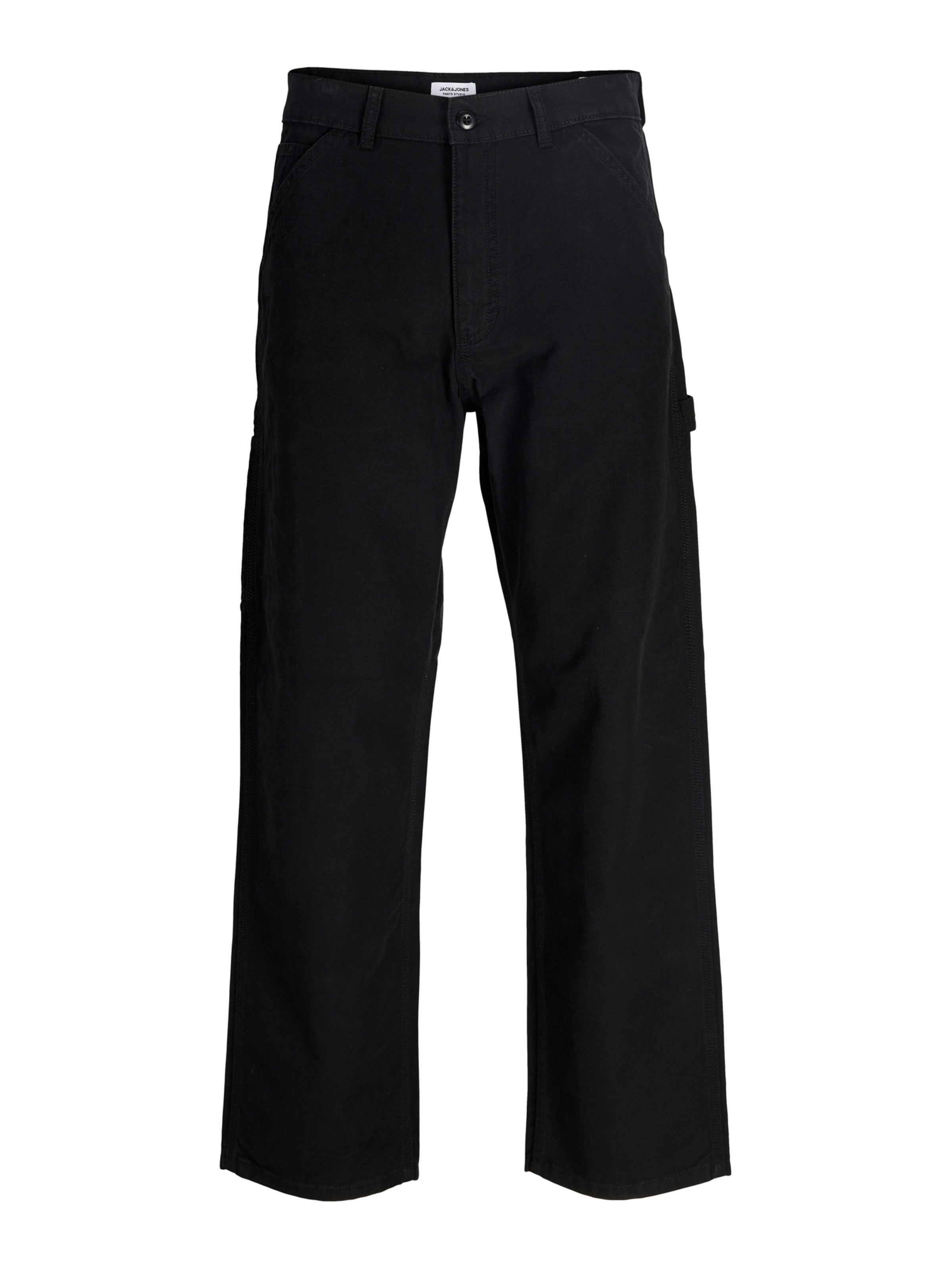 JACK & JONES Baggy Pants 'JWHEDDIE' in Black: front