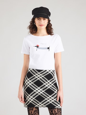 T-shirt MORE & MORE en blanc : devant