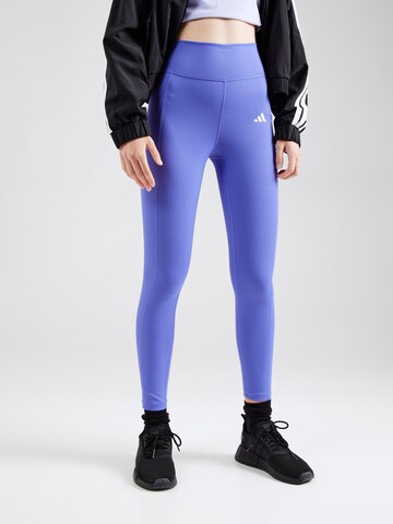 ADIDAS PERFORMANCE Kitsas Spordipüksid 'OPT', värv sinine: eest vaates