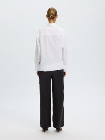 SELECTED Wide leg Pants 'SLWVIDA' in Black