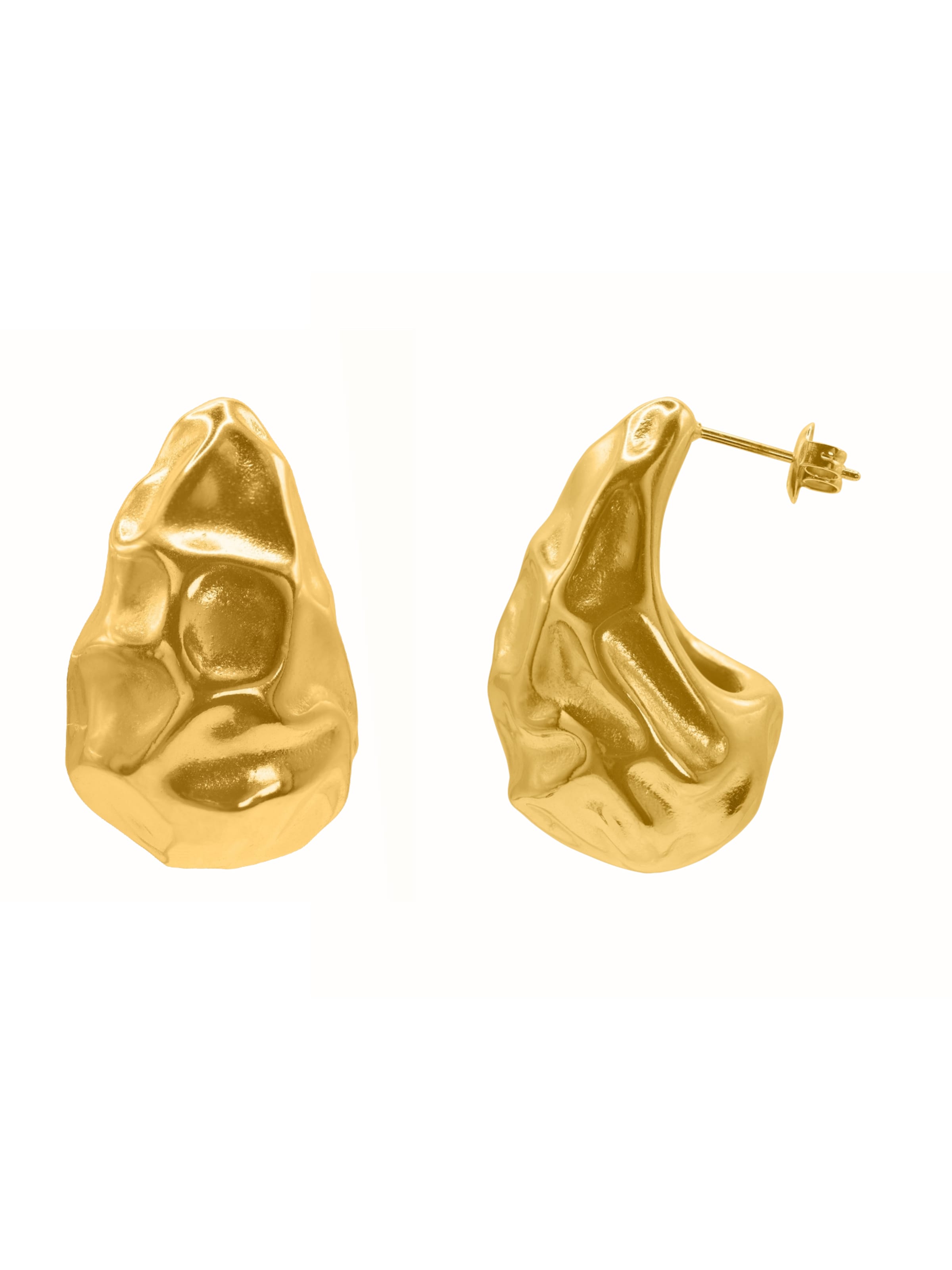 Heideman Earrings 'Sergi' in Gold: front