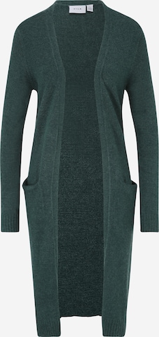 VILA Вязаное пальто 'Ril' в Зеленый: спереди