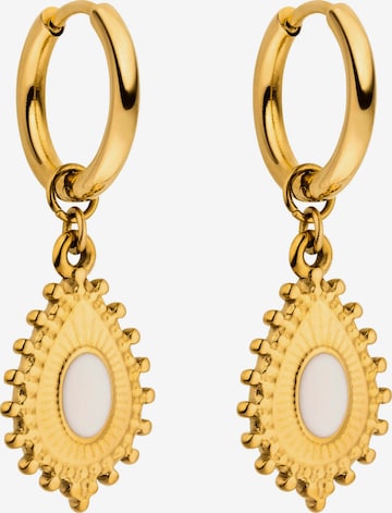 PURELEI - Pendientes 'Pretty' en oro: frente