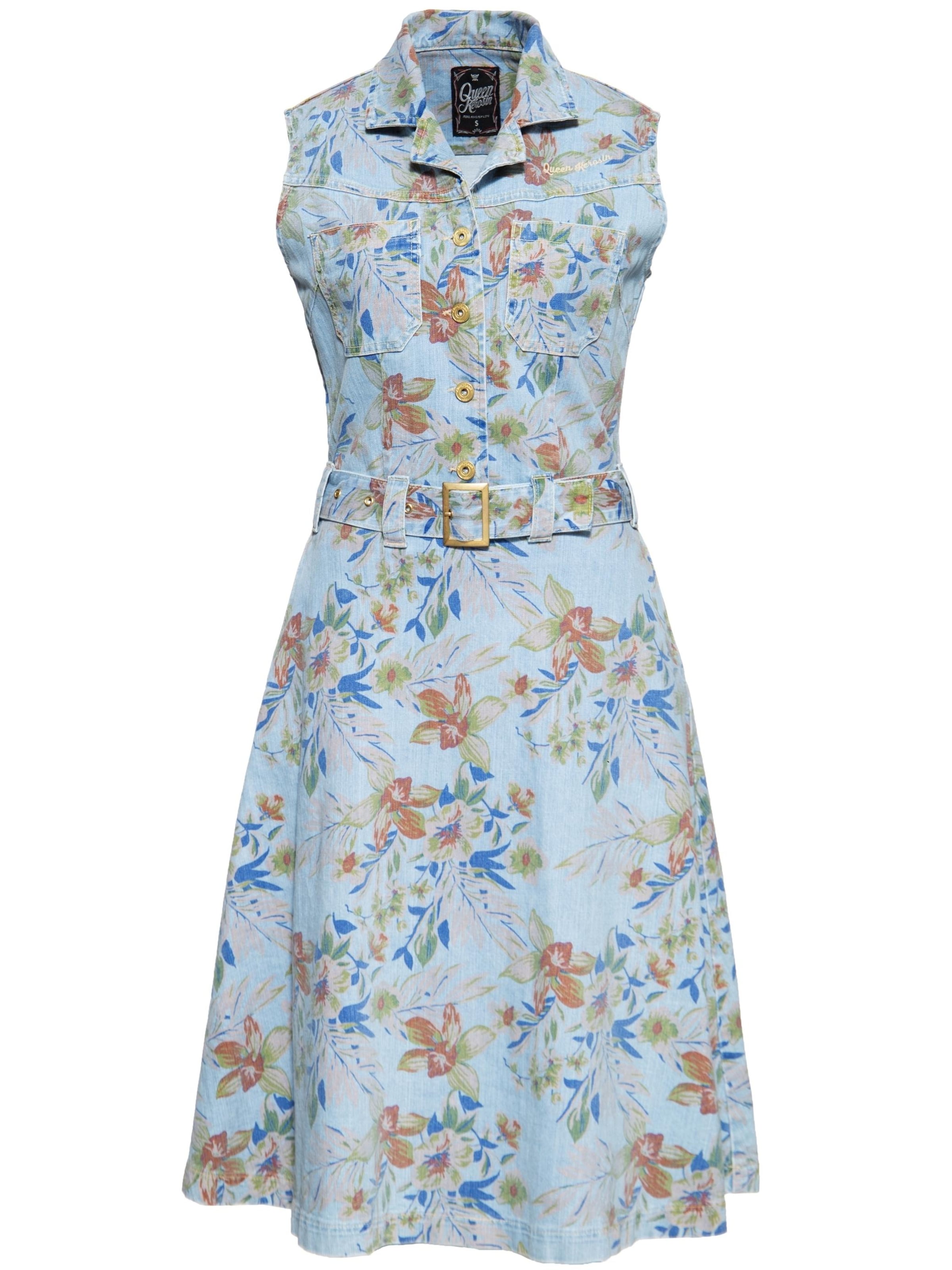 Queen Kerosin Summer Dress 'Hawaii' in 40 in Light blue, Item view
