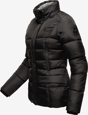 MARIKOO Winter Jacket 'Loveleen' in Black