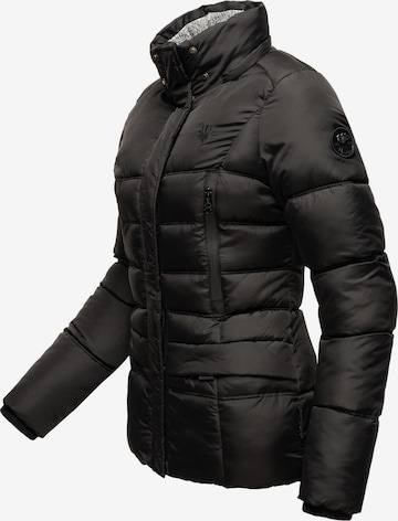 MARIKOO Winterjacke 'Loveleen' in Schwarz