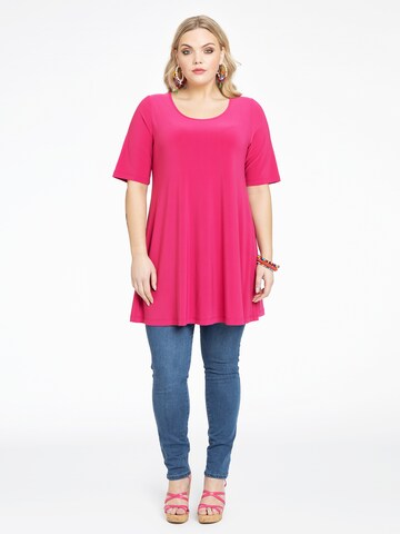 Yoek Shirt ' TESS ' in Pink