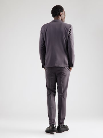 Lindbergh Slimfit Puku värissä harmaa