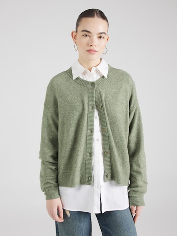 AMERICAN VINTAGE Knit Cardigan 'Damsville' in Green: front