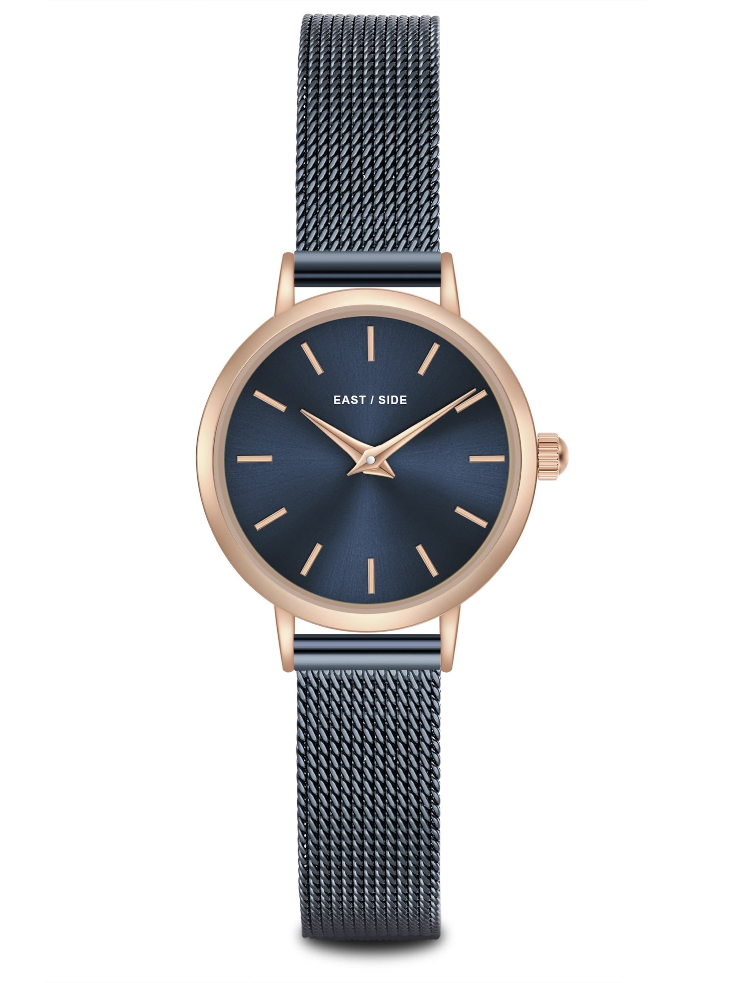 Eastside Analog Watch in Blue: front