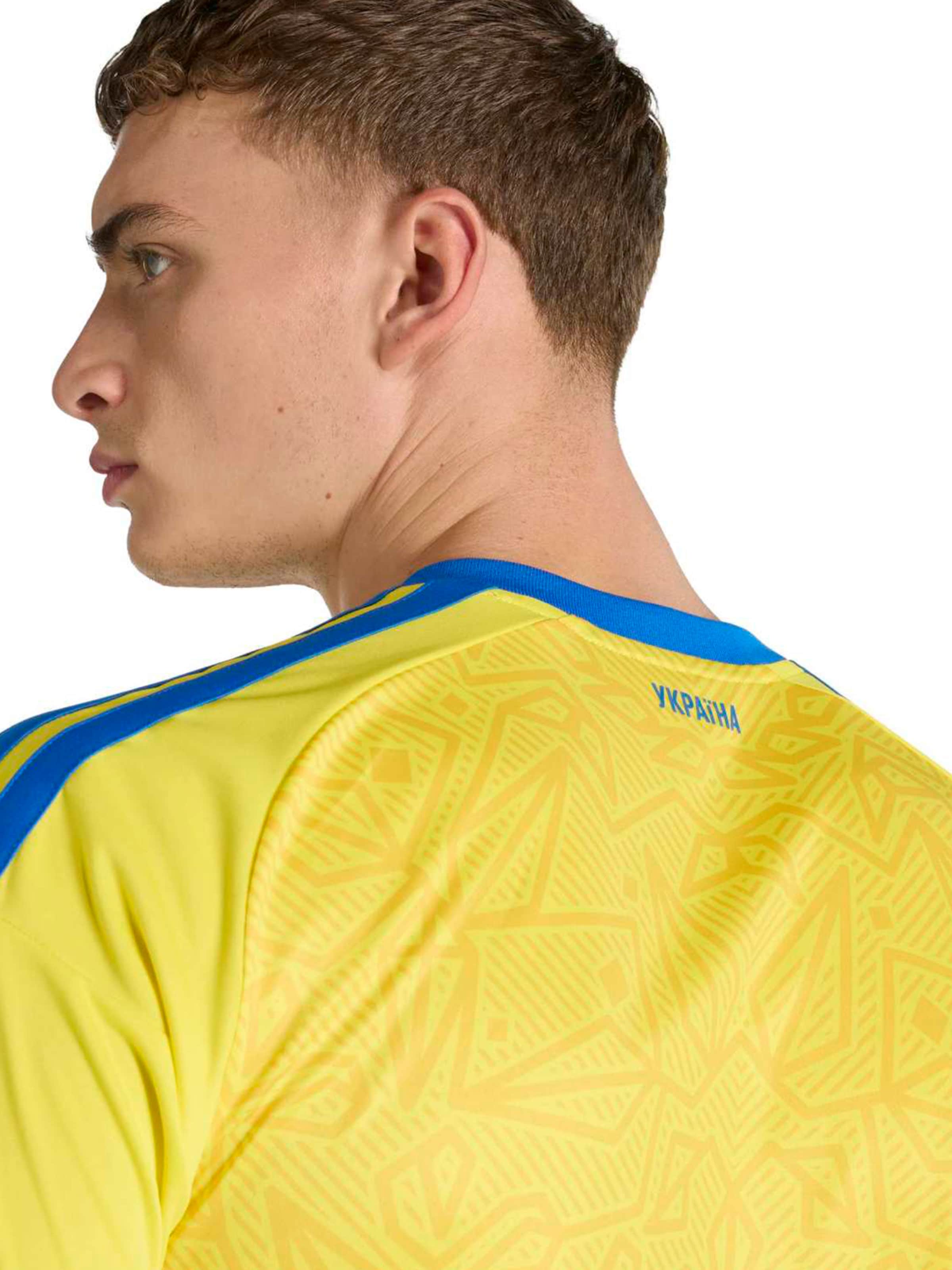 ADIDAS PERFORMANCE Αθλητική φανέλα 'Ukraine 26 Home' σε κίτρινο