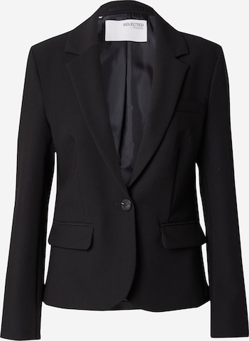 Blazer 'LINA' SELECTED FEMME en noir : devant