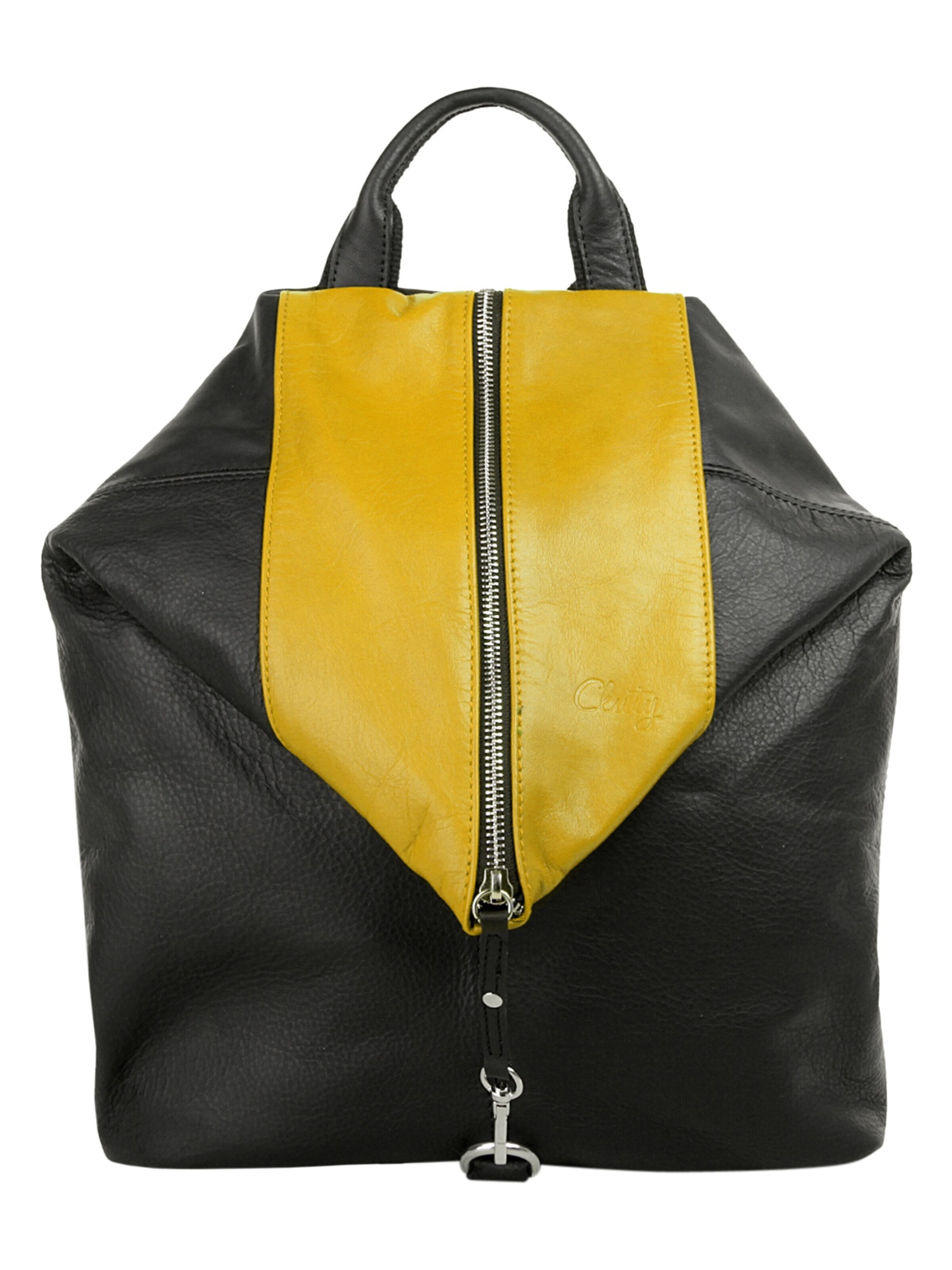 Cluty - Mochila en amarillo: frente