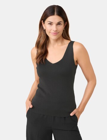 GERRY WEBER Stricktop in Schwarz: Vorderseite
