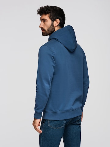 Sweat-shirt Ombre en bleu