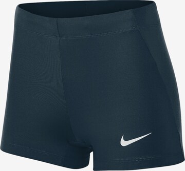 NIKE Skinny Sportshorts in Blau: predná strana