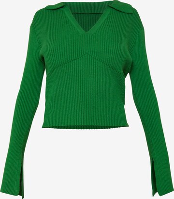 Pull-over Chi Chi London en vert : devant