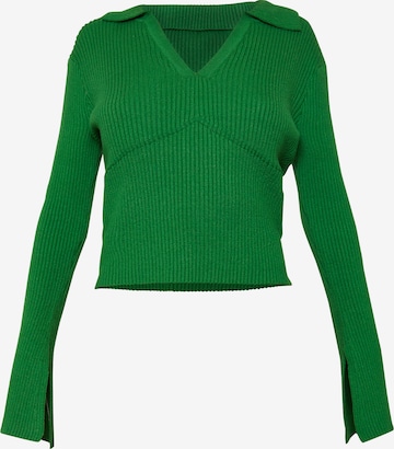 Chi Chi London Sweater in Green: front