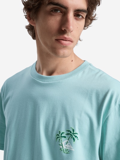 QUIKSILVER Funktionsskjorte 'Evo Learning From Nature' i L i grøn / mint / lysegrøn, Produktvisning