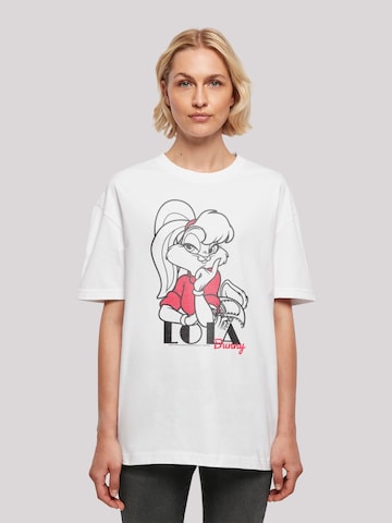 F4NT4STIC Oversized Shirt 'Classic Lola Bunny' in White: front