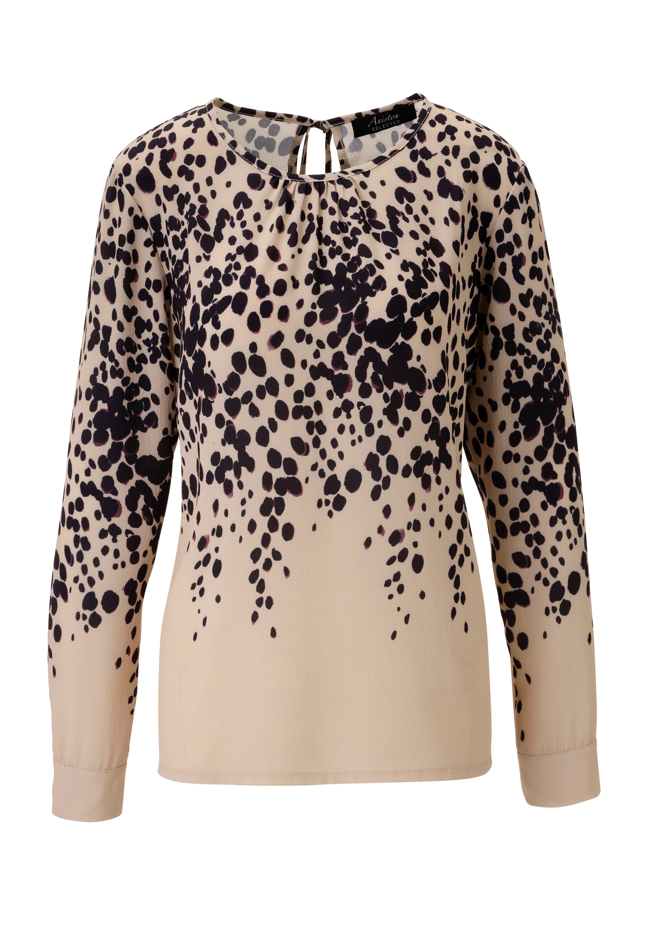 Aniston SELECTED Bluse in Beige: Vorderseite