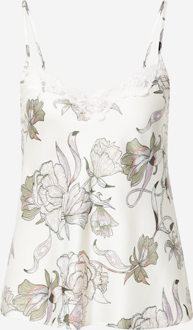 Chemise de nuit Hunkemöller en beige : devant