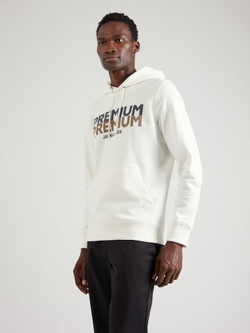 JACK & JONES Sweatshirt 'GERE' in White: front